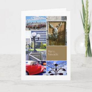 Carte Reno, Nevada, photo-collage
