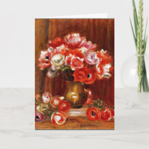 Carte Renoir - Anemones, 1909