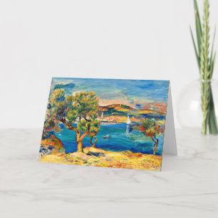 Carte Renoir - L'Estaque, peinture de paysage d'art