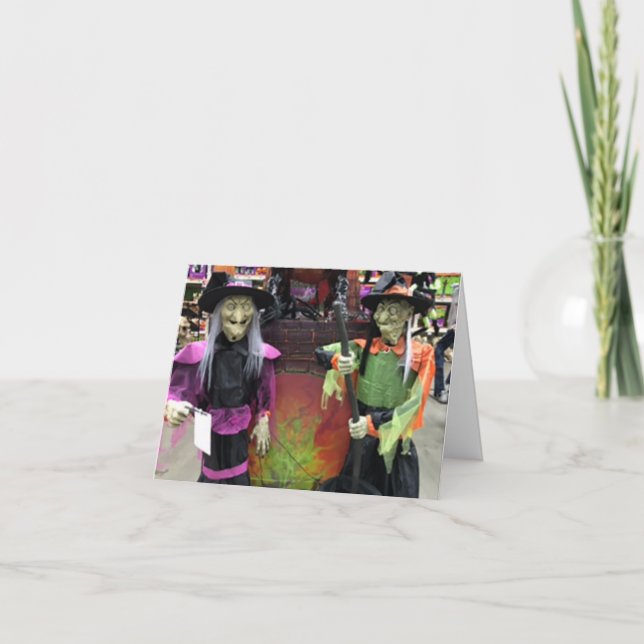 CARTE **RÉPARATION DE CERTAINS SOUHAITS POUR HALLOWEEN** (Devant)