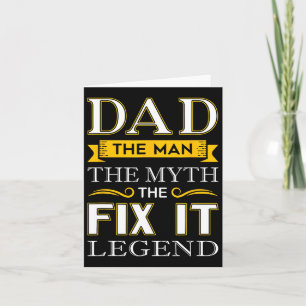 Carte Réparez Papa Cadeaux Fête des pères Handicap Homme
