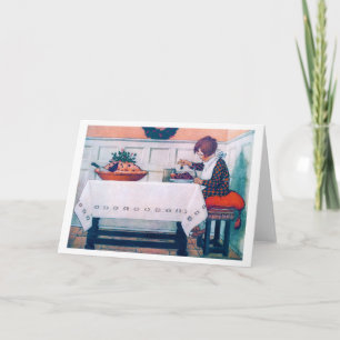 Carte Repas de Noël, Jessie Willcox Smith