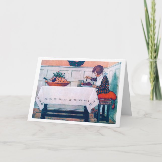 Carte Repas de Noël, Jessie Willcox Smith (Devant)