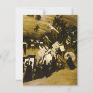 Carte Répétition de l'Orchestre Pasdeloup par JS Sargent