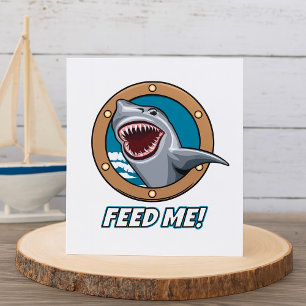 Carte Requin Nourris Moi