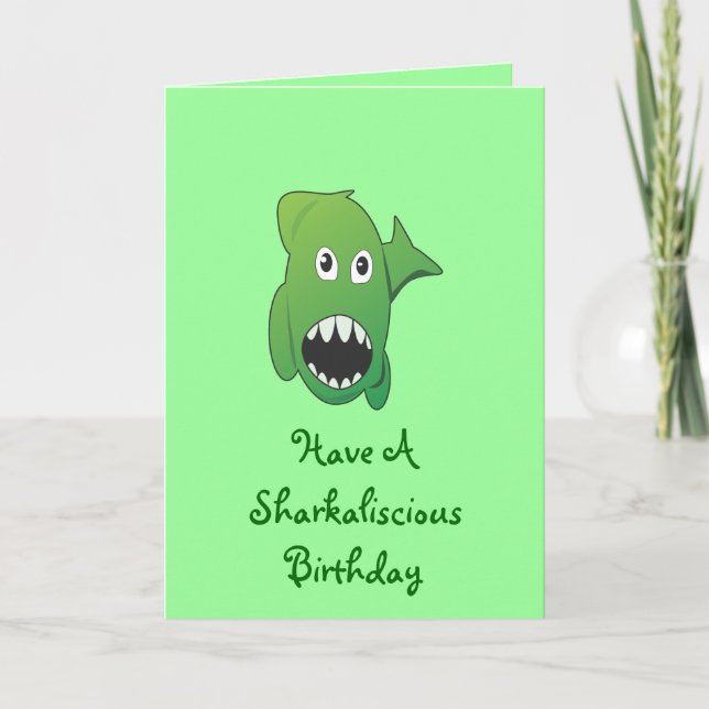 Carte Requin vert moyen (Devant)