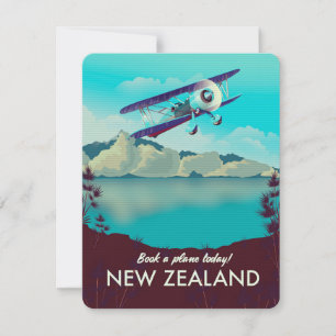 Carte Réservez un avion aujourd'hui ! Nouvelle-Zélande