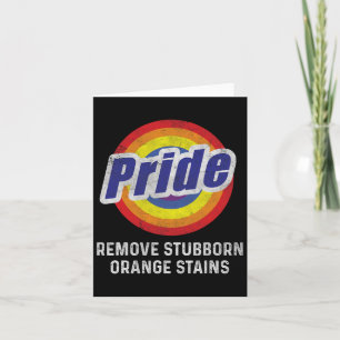 Carte Résister à Trump Supprimer Têtu Orange Tendance M