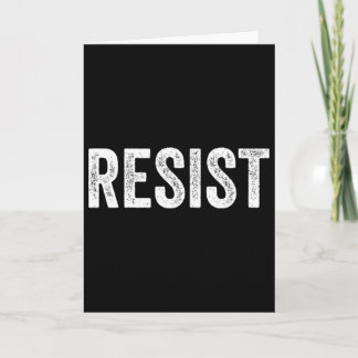 Carte Résister Marche De Protestation Anti-Trump Politiq