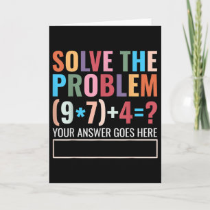 Carte Résoudre le problème 67 Six Sept Prof de maths drô