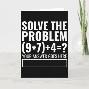 Carte Résoudre le problème 67 Six Sept Prof de maths drô