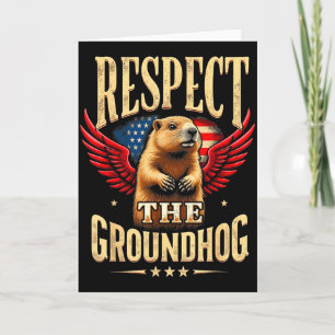 Carte Respectez le marmotte Joyeuse journée de la marmot