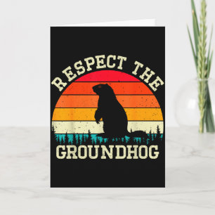 Carte Respectez les rongeurs de la marmotte Mignon vinta