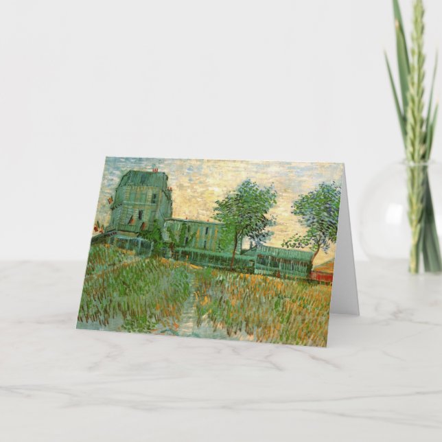 Carte Restaurant Sirene, Asnières par Vincent van Gogh (Devant)