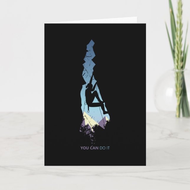 Carte Restez calme et grimpez (Devant)