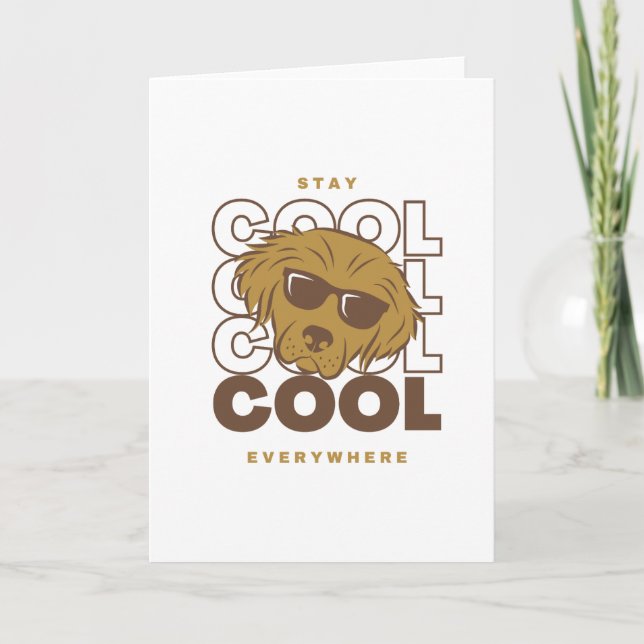Carte Restez Cool Partout (Devant)