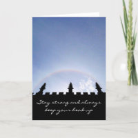 Restez fort Inspirant Soleil Halo Sur Oxford