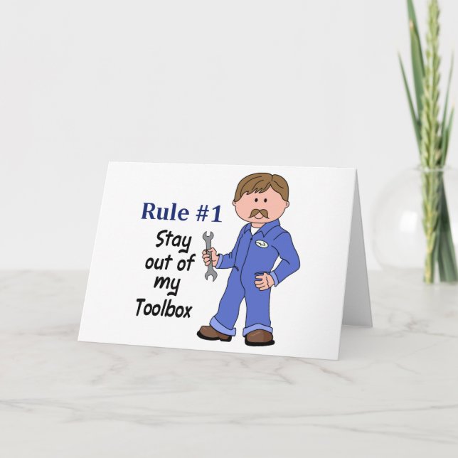 Carte Restez hors de ma boîte à outils (Devant)