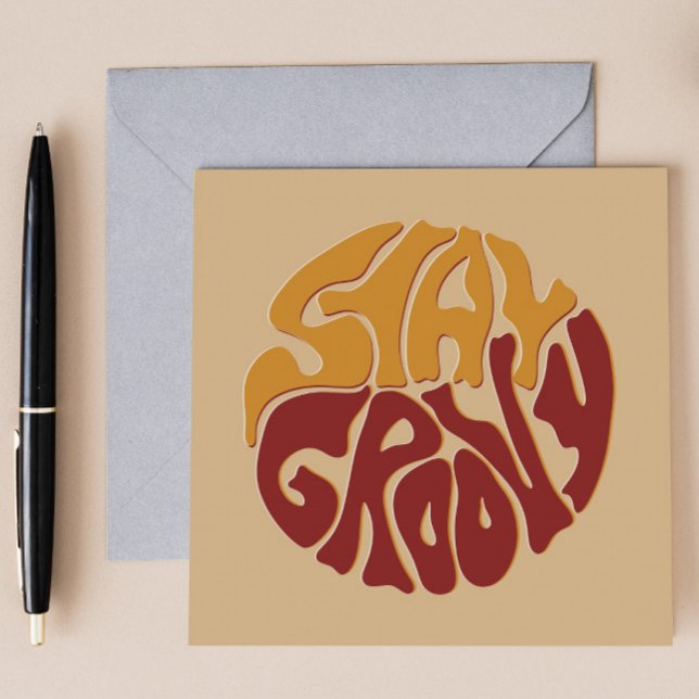 Carte Restez Super avec un peu de rouge et de jaune (Créateur téléchargé)