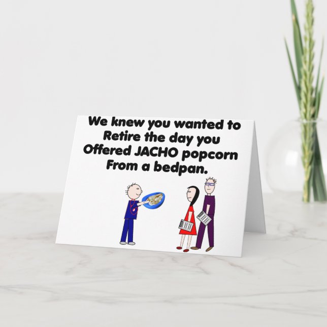 Carte Retired Nurse Story Art JACHO 2 Card (Devant)