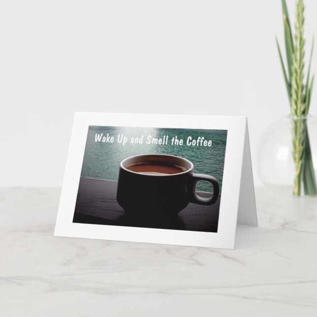 CARTE RETIRÉE ET PRÊTE À ODELER LE CAFÉ/DÉTENDRE (Devant)