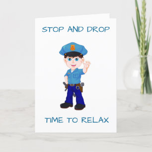 CARTE **RETIREMENT** STOP DROP RELAX RETIREMENT RULES !!