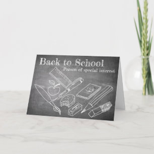 Carte Retour à l'école