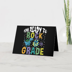 Carte Retour à l'école Je suis prêt à rocker 8e année Di