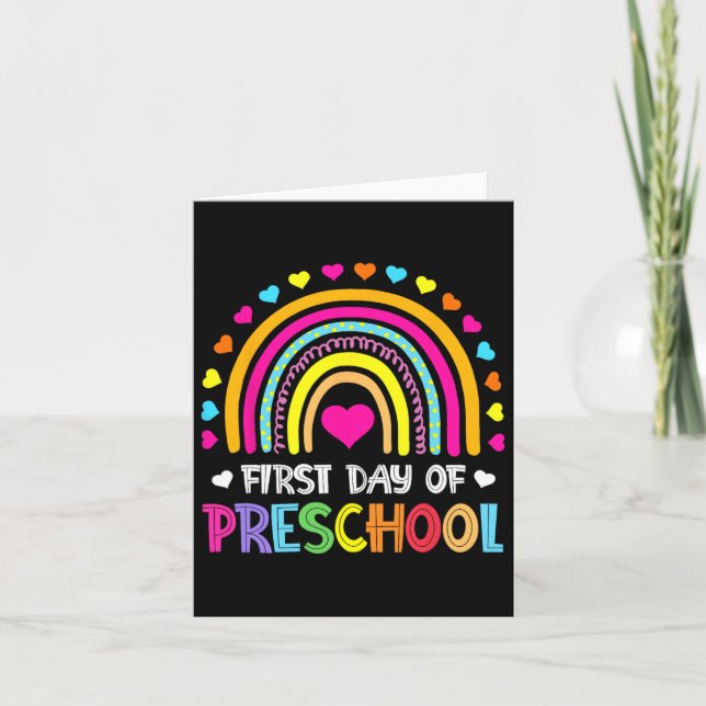 Carte Retour À L'École Joyeux Premier Jour De L'École Pr (Devant)