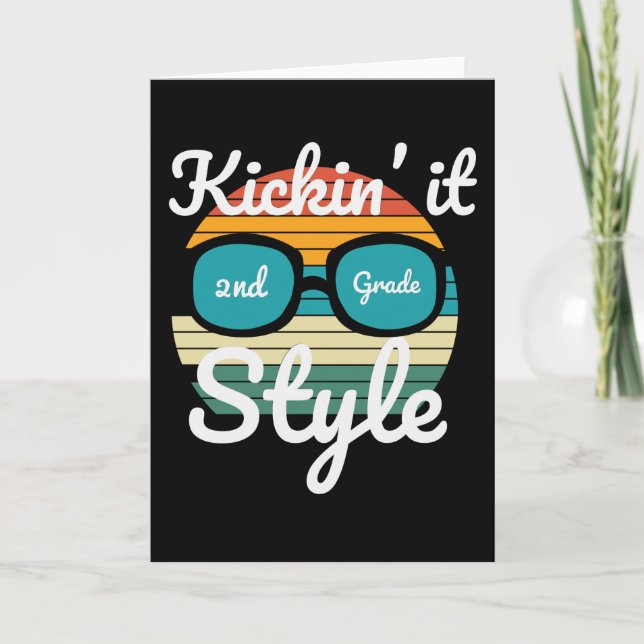 Carte Retour À L'École Pour Les Enfants (Devant)