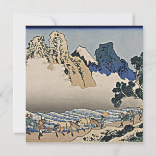 Carte Retour de la montagne Fuji de la rivière Minobu Ho