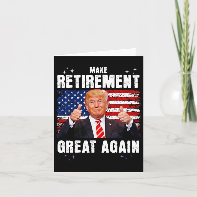 Carte Retraité 2025 Retraite 2025 Retraite 2025 Trump G (Devant)