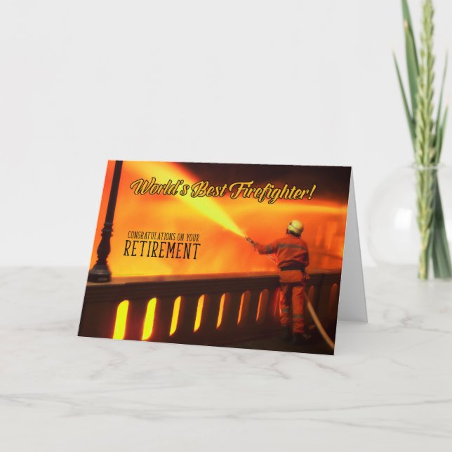 Carte Retraite des pompiers (Devant)