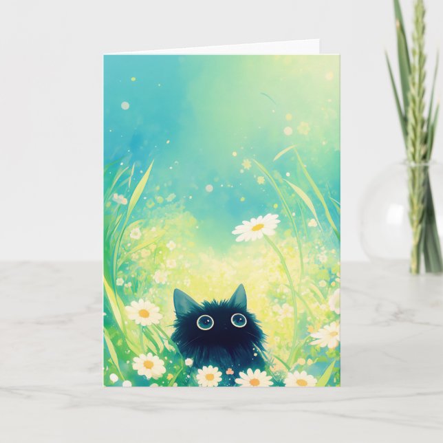 Carte Retraite Fleur de Chatons (Devant)