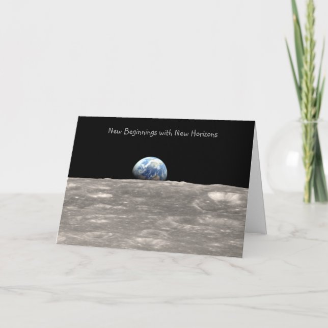 Carte Retraite : Nouveaux débuts avec nouveaux horizons (Devant)