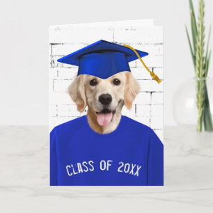 Carte Rétrificateur doré diplômé avec Casquette bleu