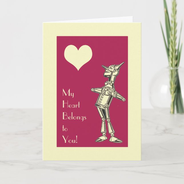 Carte Rétro amour d'homme de bidon (Devant)