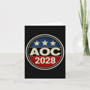 Carte Rétro Aoc 2028 Lutte contre l'oligarchie Manifesta