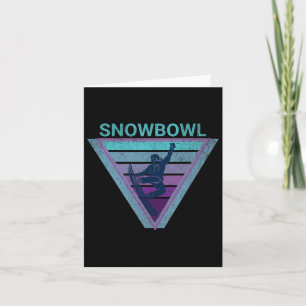 Carte Retro Arizona Snowbowl Snowboard Pour Snowboard