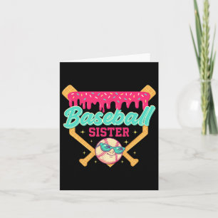 Carte Retro Baseball Soeur Ice Cream Driam Baseball Jeu