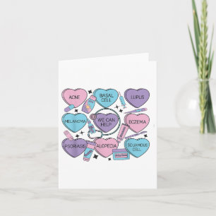 Carte Retro Dermatologie Valentines Jour Coeur Candy Der