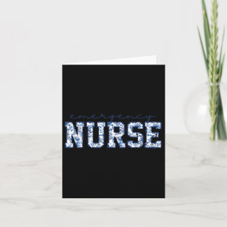 Carte Retro Emergency Department Coquette Bows Er Nurse