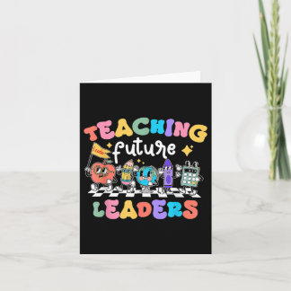 Carte Retro Enseigner de futurs leaders Enseignant Super
