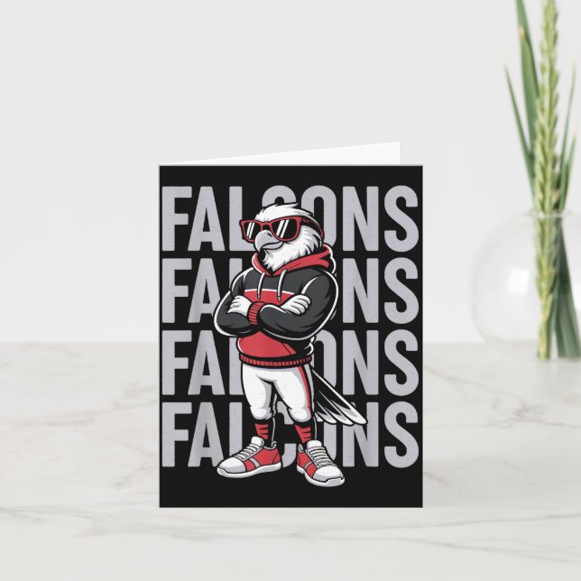 Carte Retro Falcon Gift For Men Women Boys Girls Kids  (Devant)