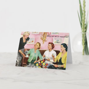 Carte Retro Friends - Pourquoi Sommes-nous si impopulair
