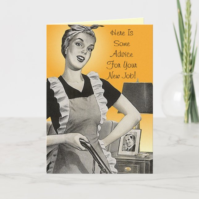 Carte Retro Fun Advice Congratulations (Devant)
