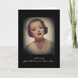 Carte Retro Glam Girl Lipstick