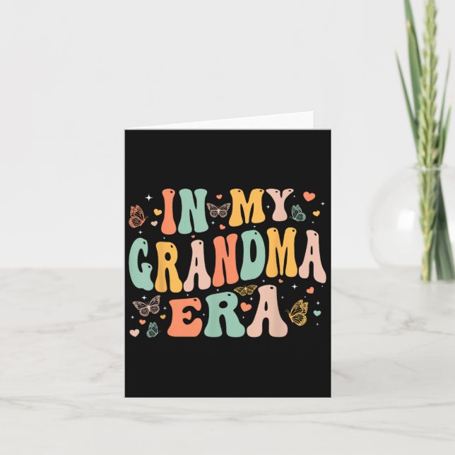 Carte Retro Groovy In My Grandma Era Mother's Day Women  (Devant)