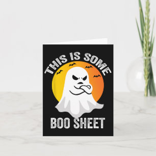 Carte Retro Halloween Boo Ghost Costume C'Est Un Petit B
