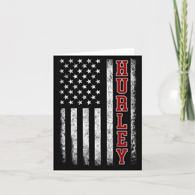 Carte Retro Hurley Home State Cool 70s 80s Style Sunset  (Devant)